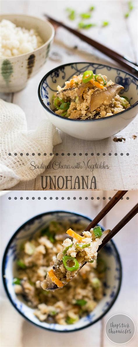 unohana recipe|okara sauteed with vegetables unohana.